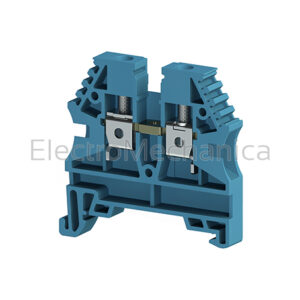 304121 2.5mm RAIL MNT SCREW TERM BLUE EM