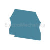 444121 TERMINAL END PLATE 2.5-10mm BLUE EM