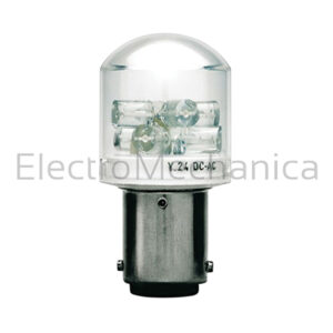 BLU LED BA15D LAMP 24VAC/DC LT7ALLB6