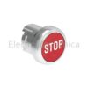 RED “STOP” FLUSH MOMENT. P/BUTTON ACT. LPS B1134