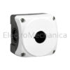 1 HOLE EMPTY P/BUTTN STATION-GREY LPZ P1A8