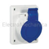 413.6363 63A 2P+E IP54 FLUSH ANGLED SOCKET EM