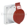423.3263 32A 2P+E IP54 FLUSH STRA. SOCKET EM