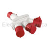 16A 2P+E TO 3x 16A 3P+E ADAPTOR 606.3005-063