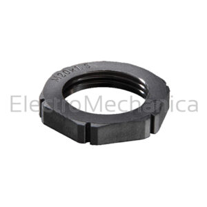 10061783 M25 GLAND LOCKNUT BLACK EM